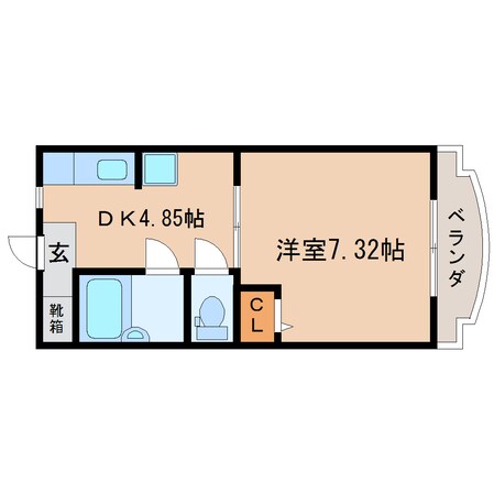 静岡駅 バス17分  駿河総合高校前下車：停歩2分 1階の物件間取画像